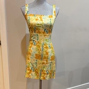 Shore Panama Tank Dress Floral Print Women's size small NWT